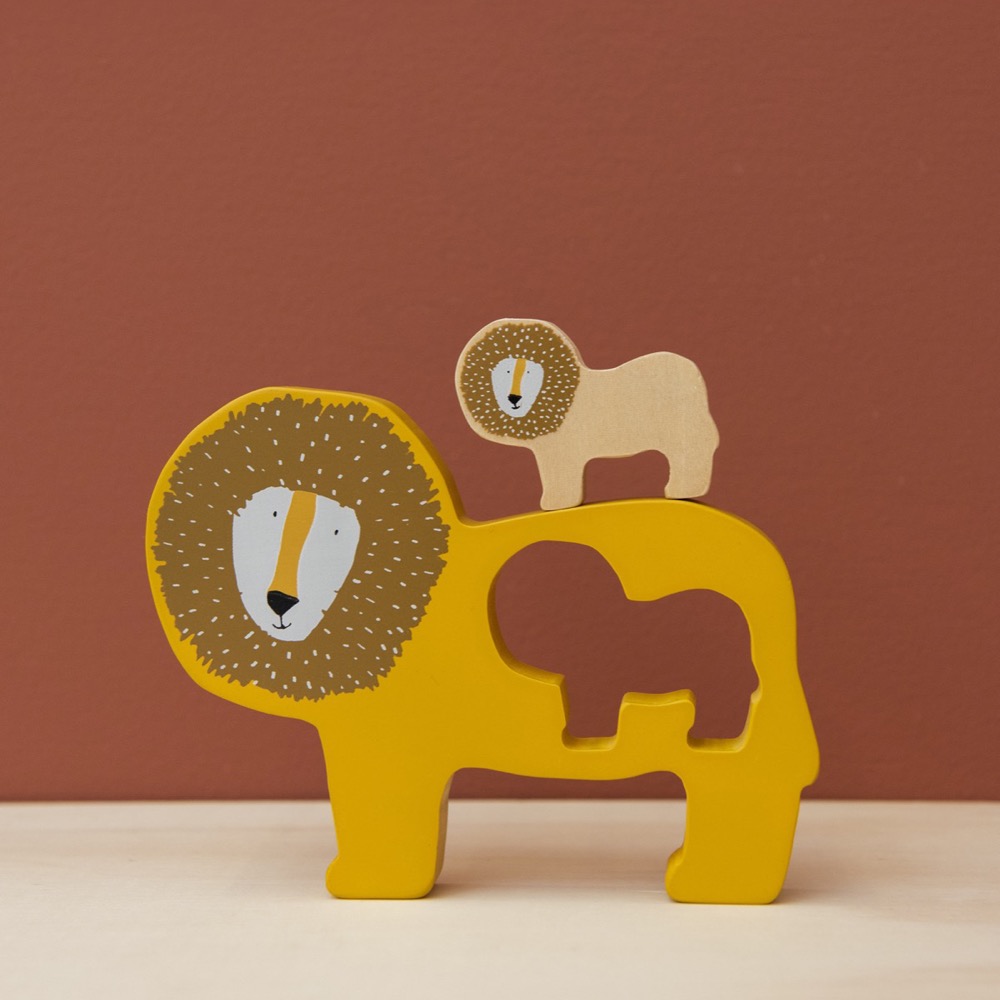 Wooden baby puzzle - Mr. Lion